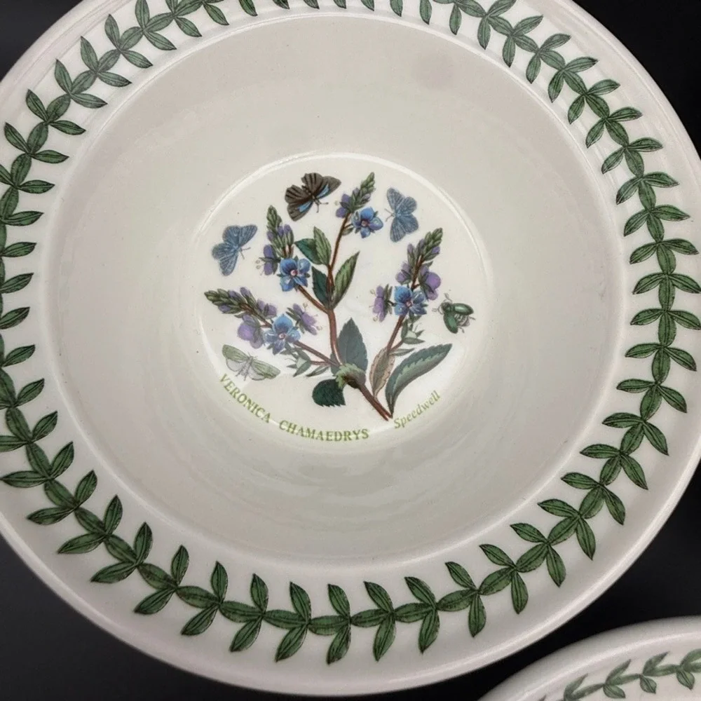 Vtg Portmeirion Botanic Garden  Bowls Set of 3 6.5